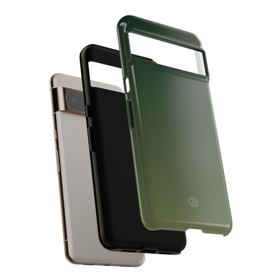 Green Tough Phone Case for Google Pixel - Shadow Moss Grain