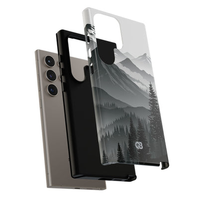 Grey Tough Phone Case for Samsung - Granite Ridge Mist