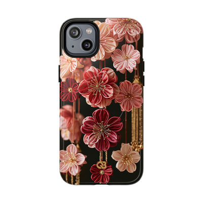 Silk Blossom Kanzashi · Tough 2.0 Magnetic Phone Case for iPhone · Pink