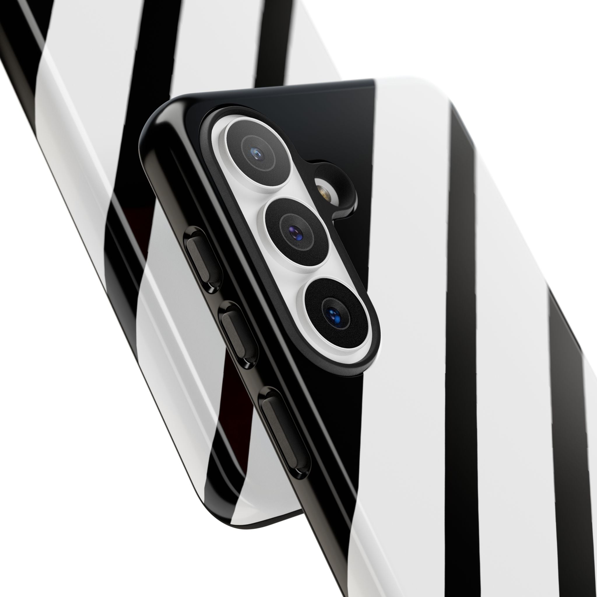 Obsidian White Bars · Tough Handyhülle für Samsung