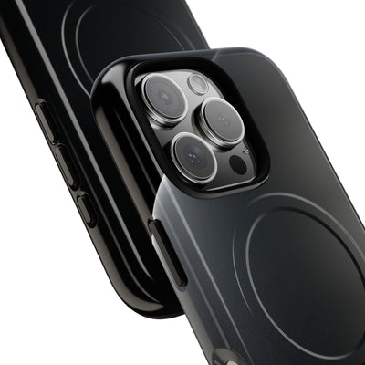 Black Tough 2.0 Magsafe Phone Case for iPhone - Obsidian Lunar Arch