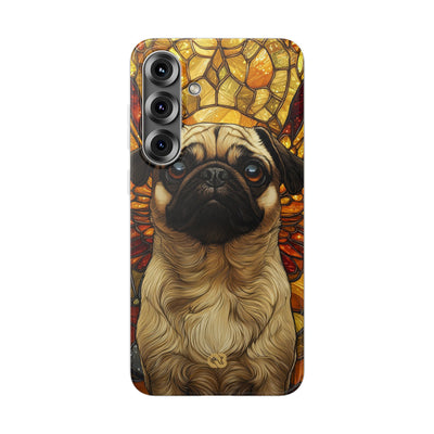 Amber Pug Divinity · Soft Phone Case for Samsung