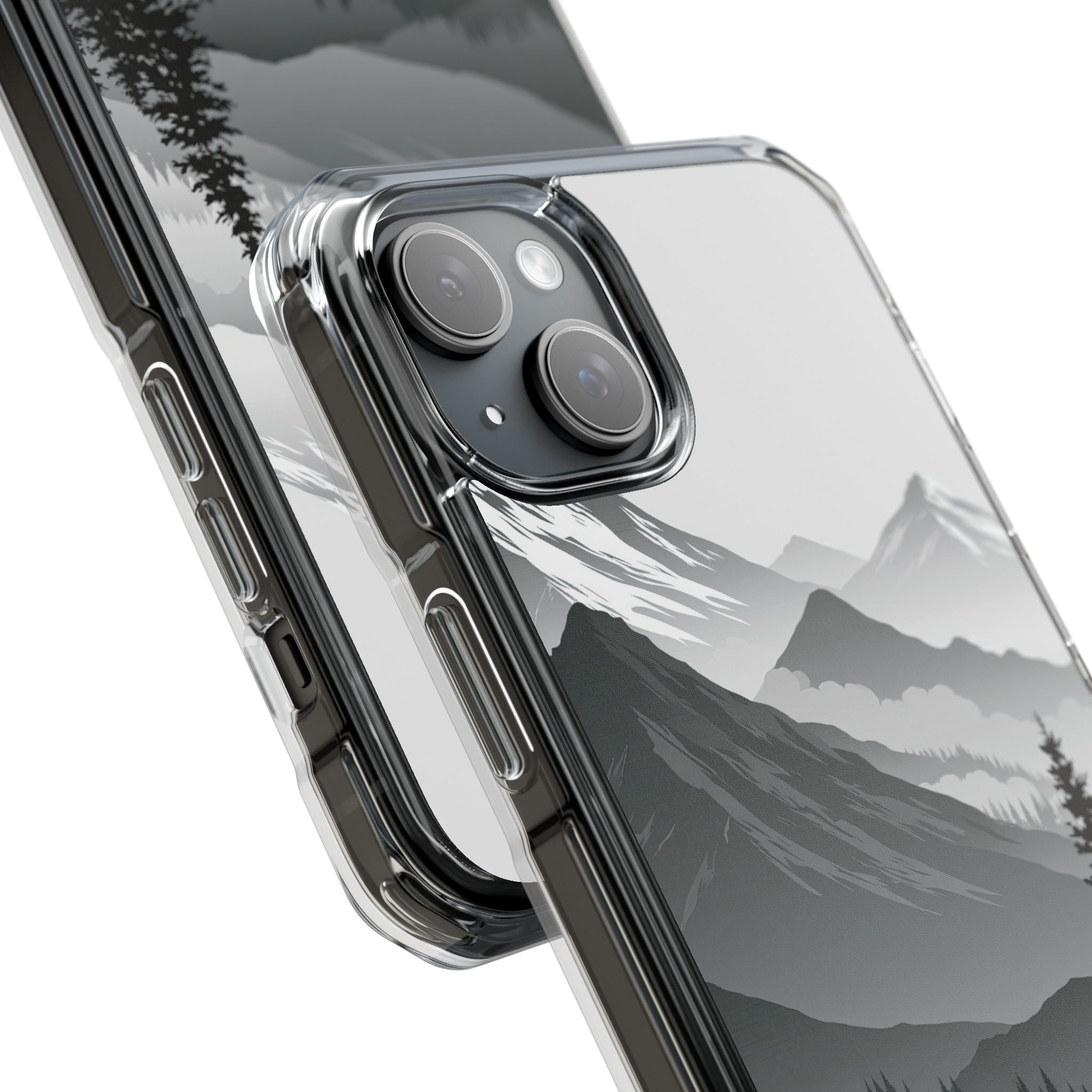 Grey Impact MagSafe Phone Case for iPhone - Granite Ridge Mist