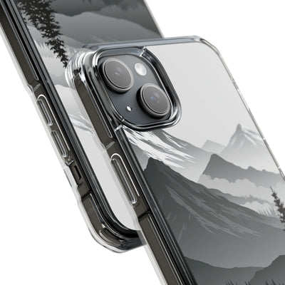 Grey Impact MagSafe Phone Case for iPhone - Granite Ridge Mist