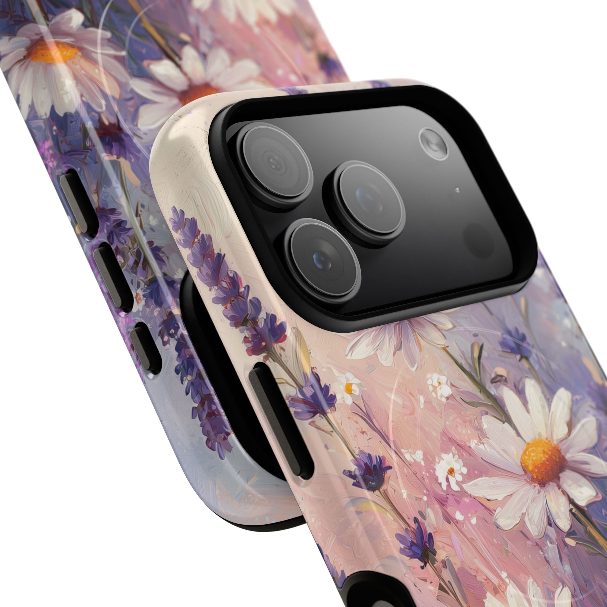 Daisy Lavender Bloom iPhone 17 Pro Case - Tough+ - CASE•BOB