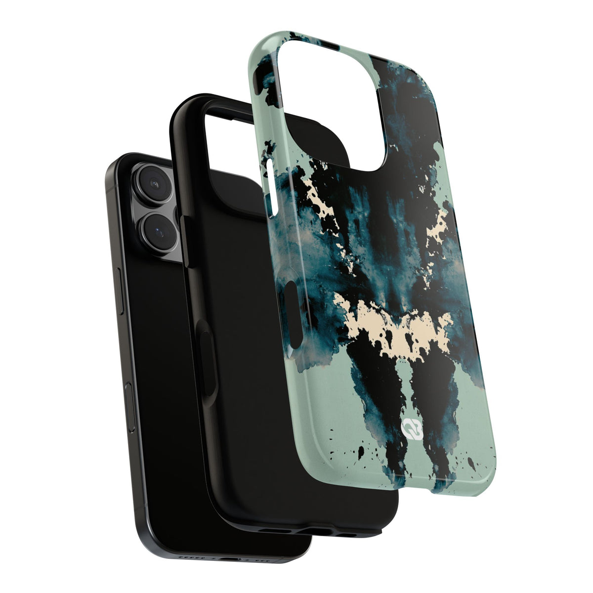 Rorschach Ink Void · Tough Phone Case for iPhone · Black