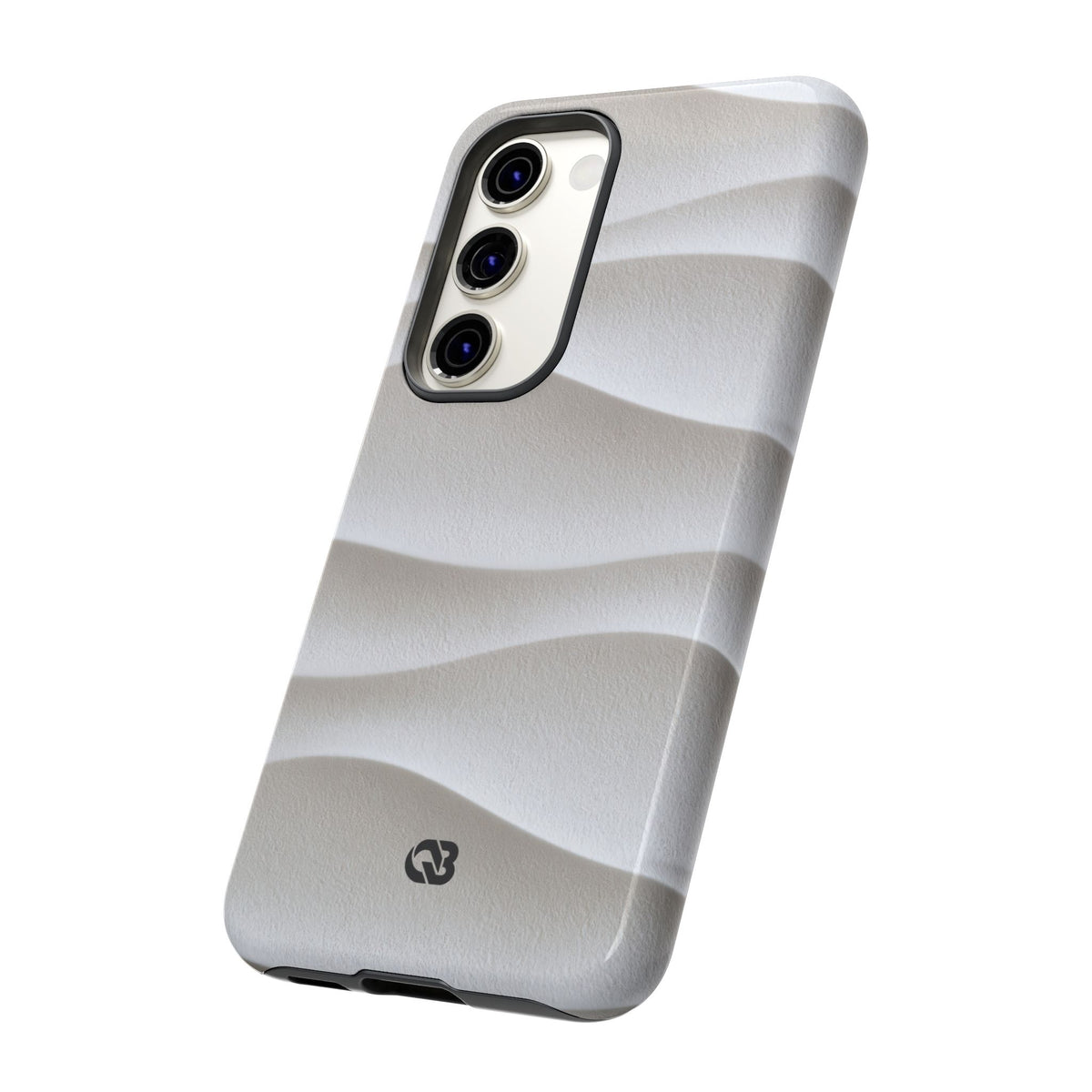 Sculpted Dune Relief · Tough Phone Case for Samsung · White