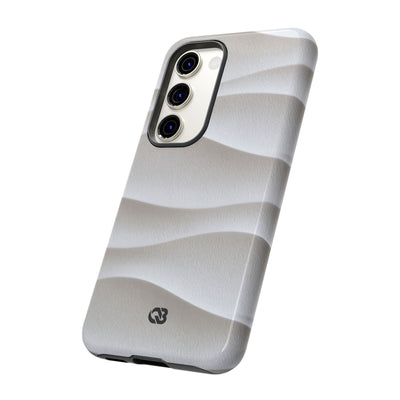 Sculpted Dune Relief · Tough Phone Case for Samsung · White