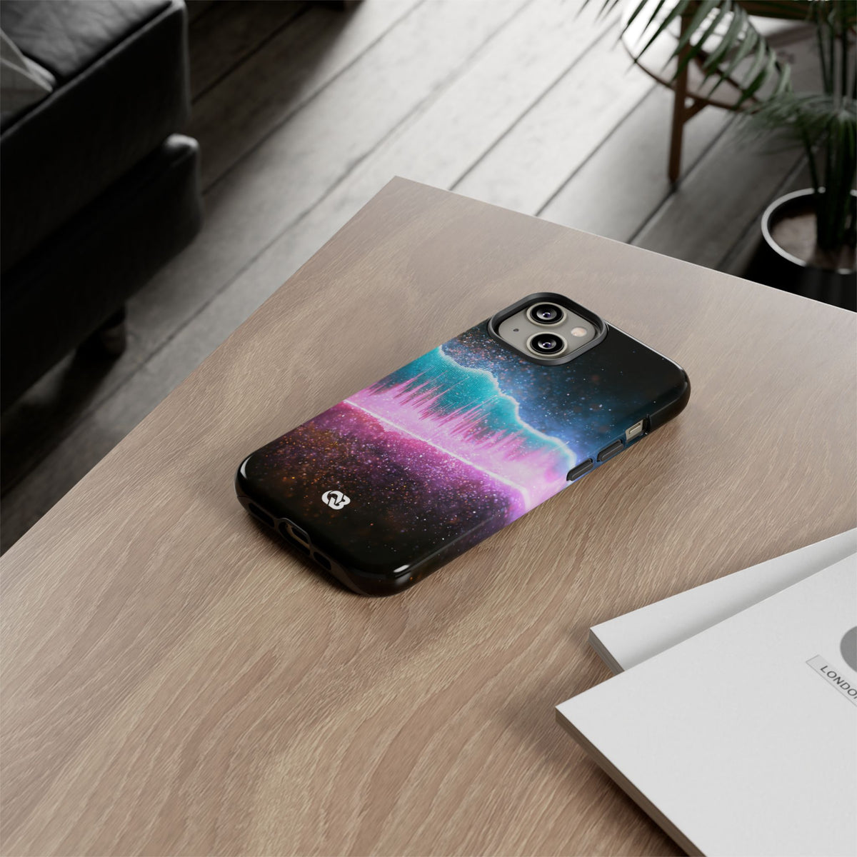 Digital Frequency · Tough Phone Case for iPhone · Pink