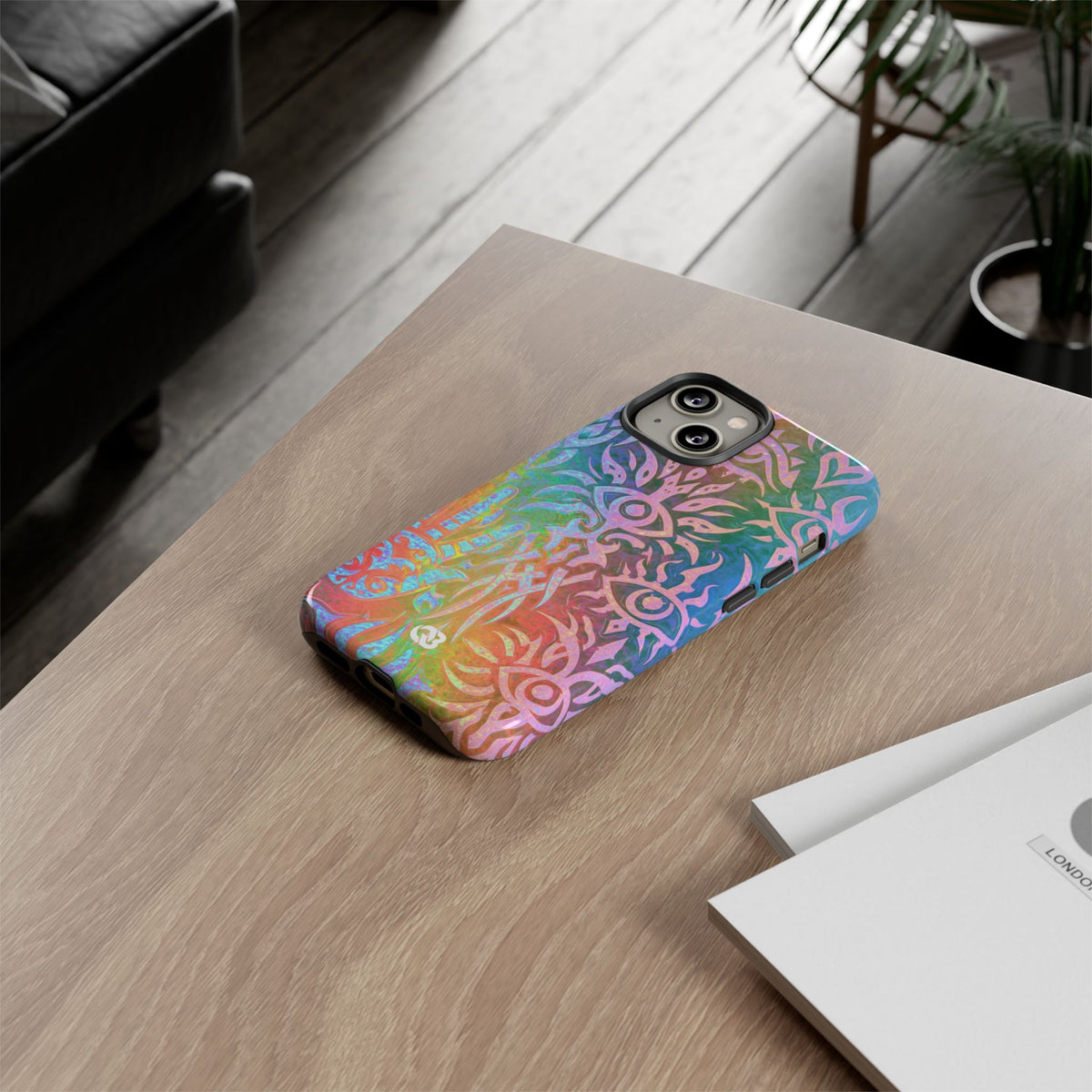 Chromatic Mystic Sigil · Tough Phone Case for iPhone · Blue
