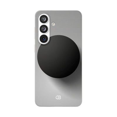 Grey Lite Phone Case for Samsung - Matte Onyx Sphere