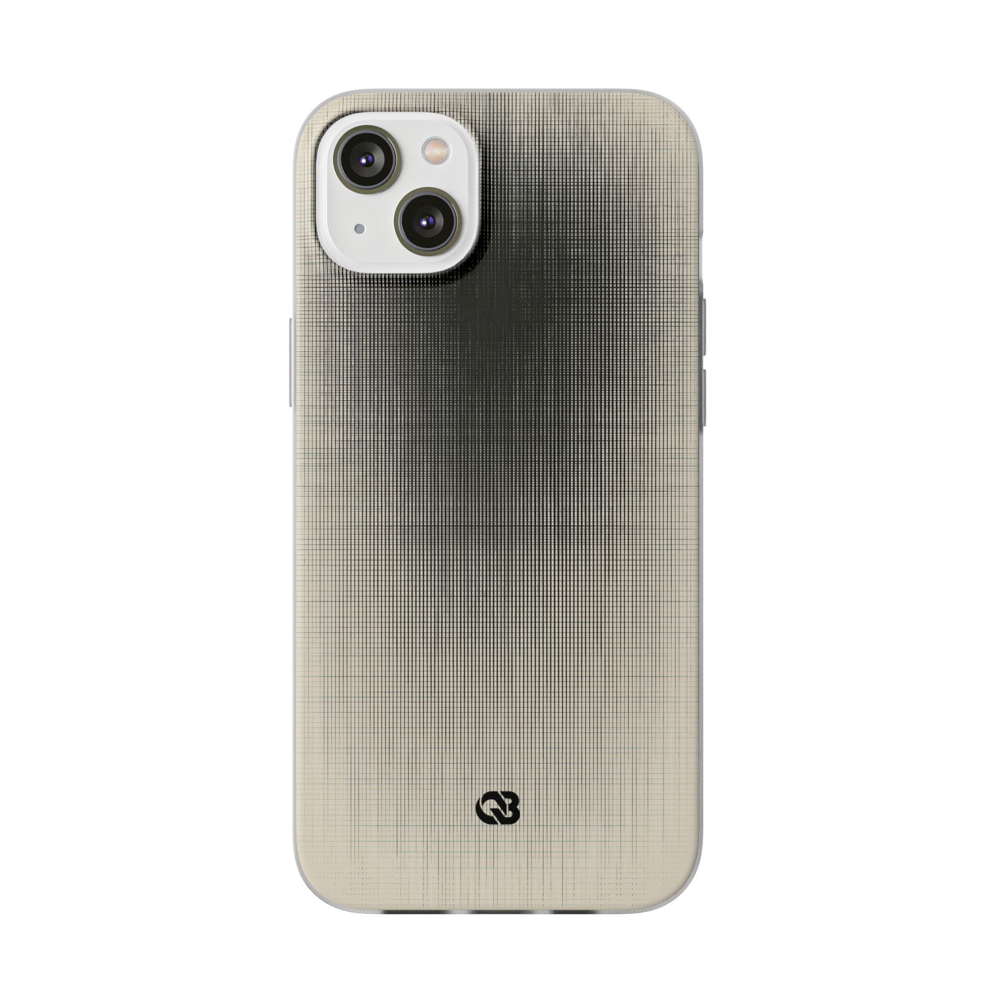 Beige Lite Phone Case for iPhone - Carbon Screen Grid