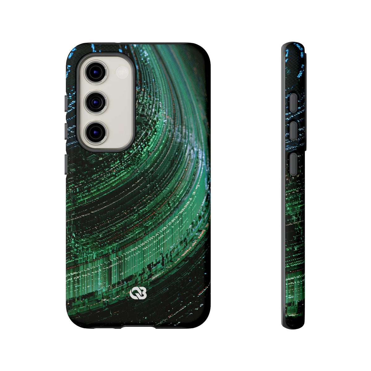 Orbital Data Stream · Tough Phone Case for Samsung · Green