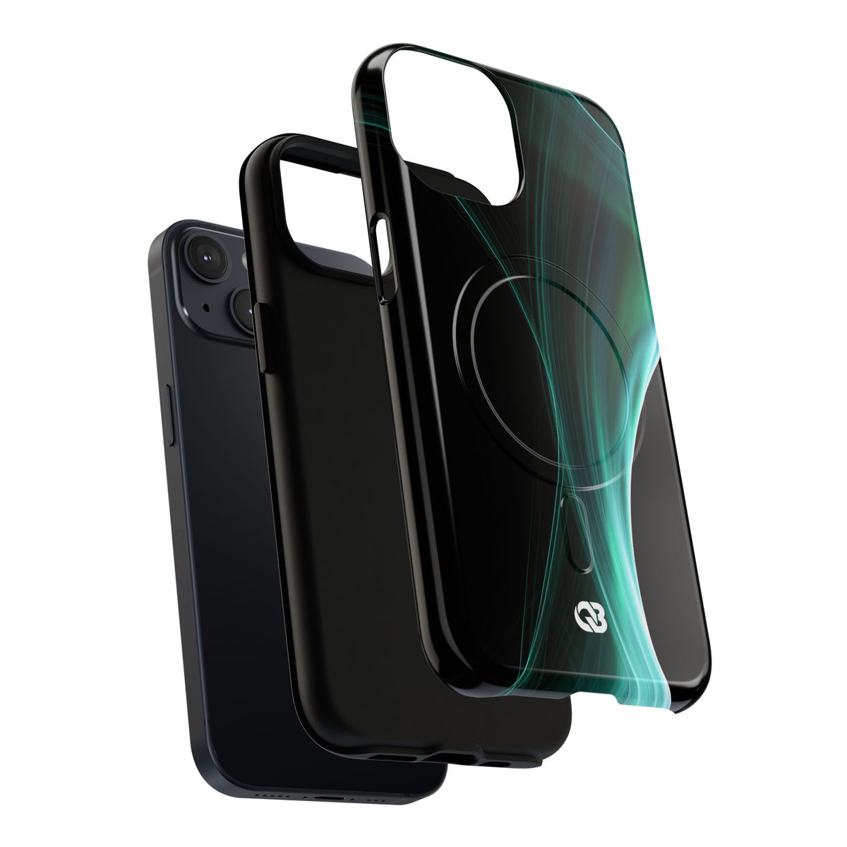 Emerald Lumen · Tough 2.0 Magnetic Phone Case for iPhone · Green