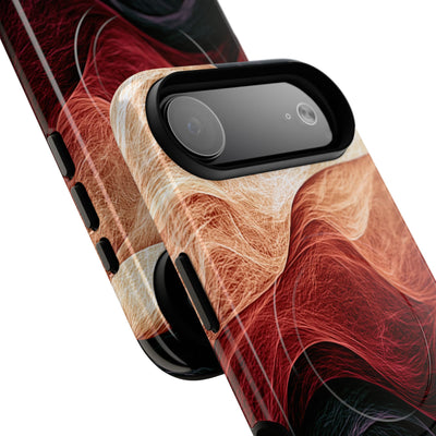 Ember Wave Dispersion · Tough 2.0 Magnetic Phone Case for iPhone · Red