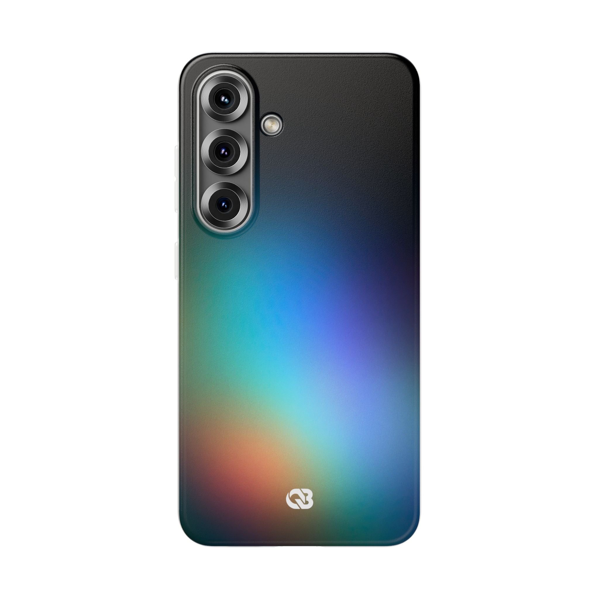 Black Lite Phone Case for Samsung - Electric Prism Grain