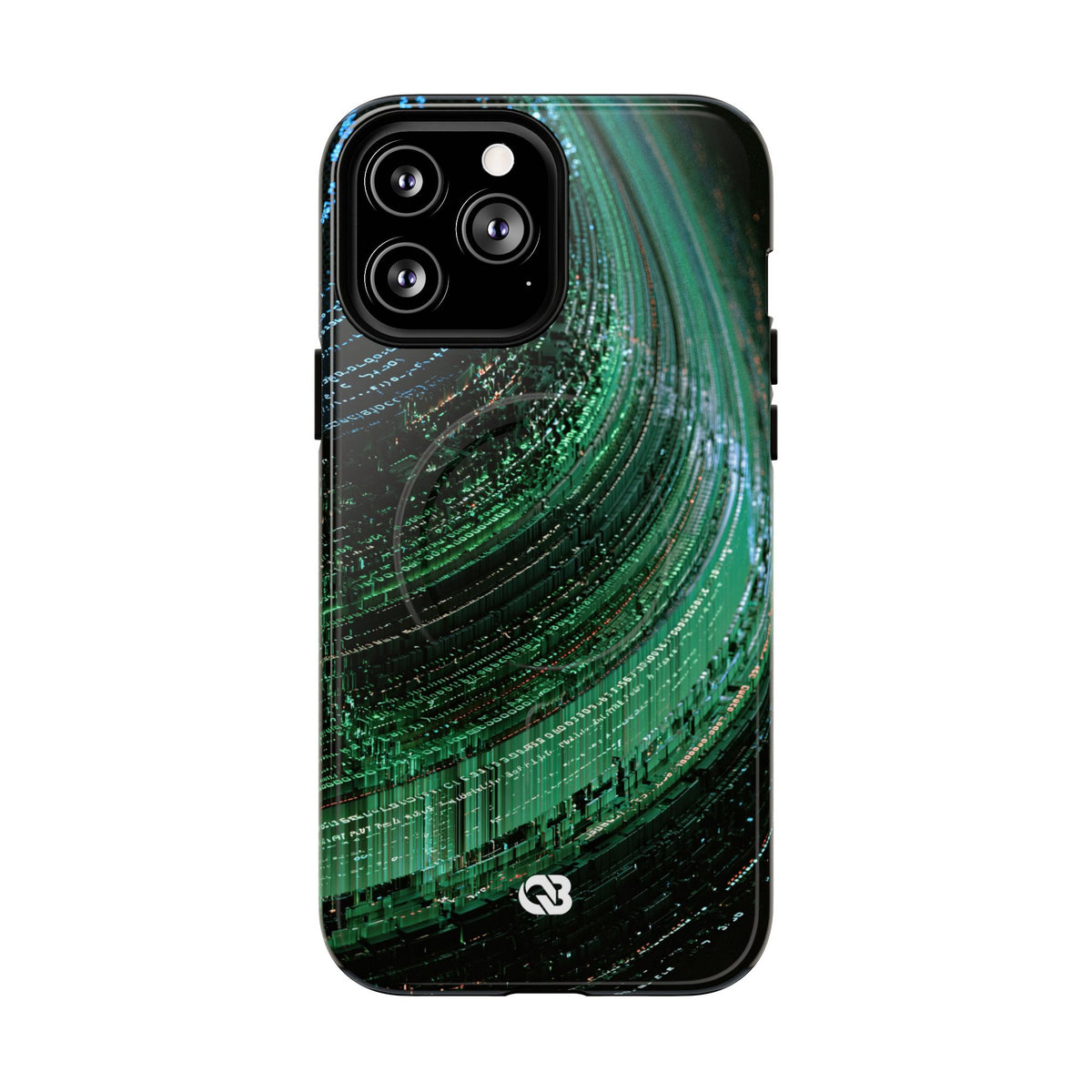 Orbital Data Stream · Tough 2.0 Magnetic Phone Case for iPhone · Green