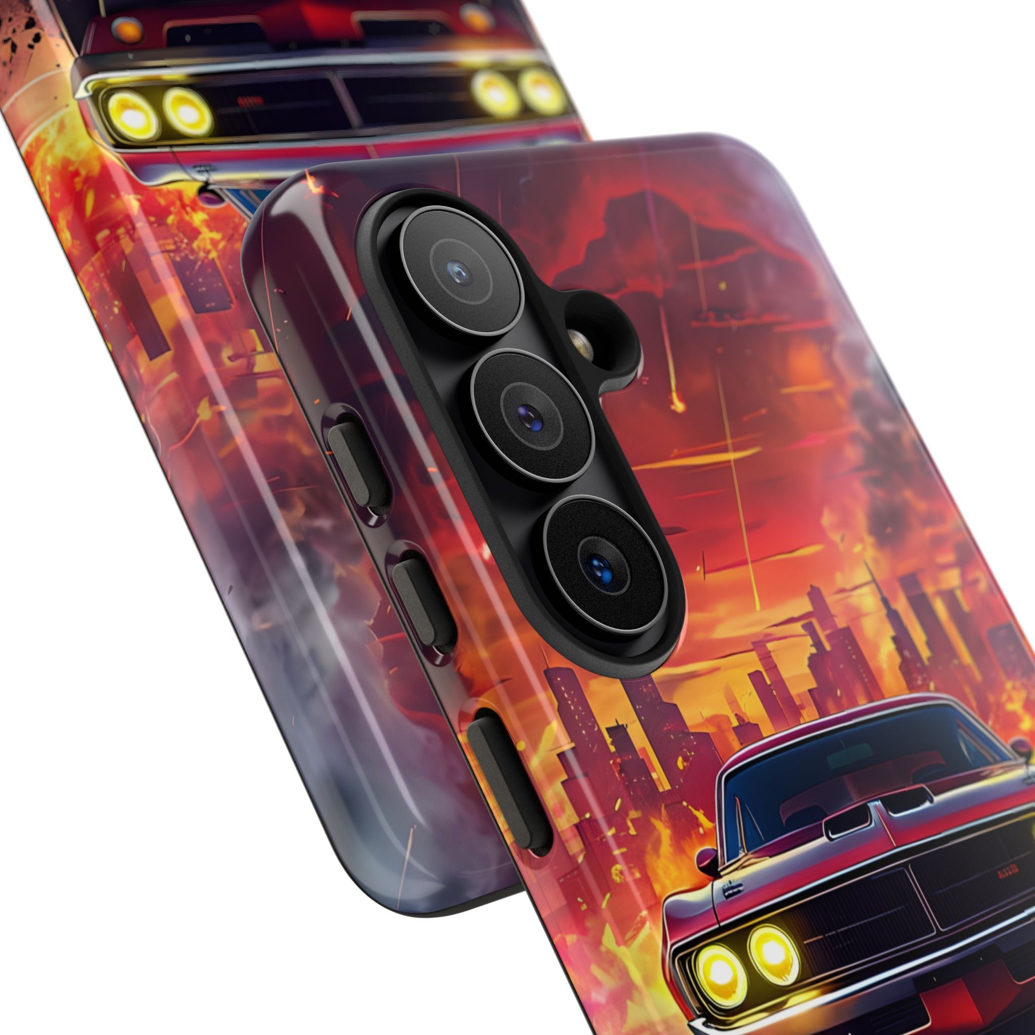 Inferno City Run · Tough Coque de téléphone pour Samsung