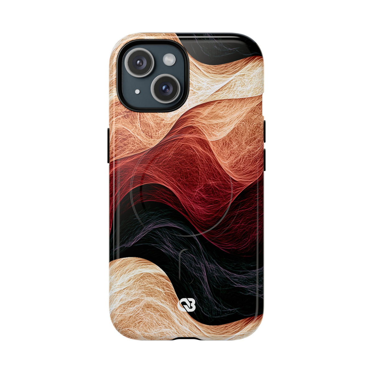 Ember Wave Dispersion · Tough 2.0 Magnetic Phone Case for iPhone · Red