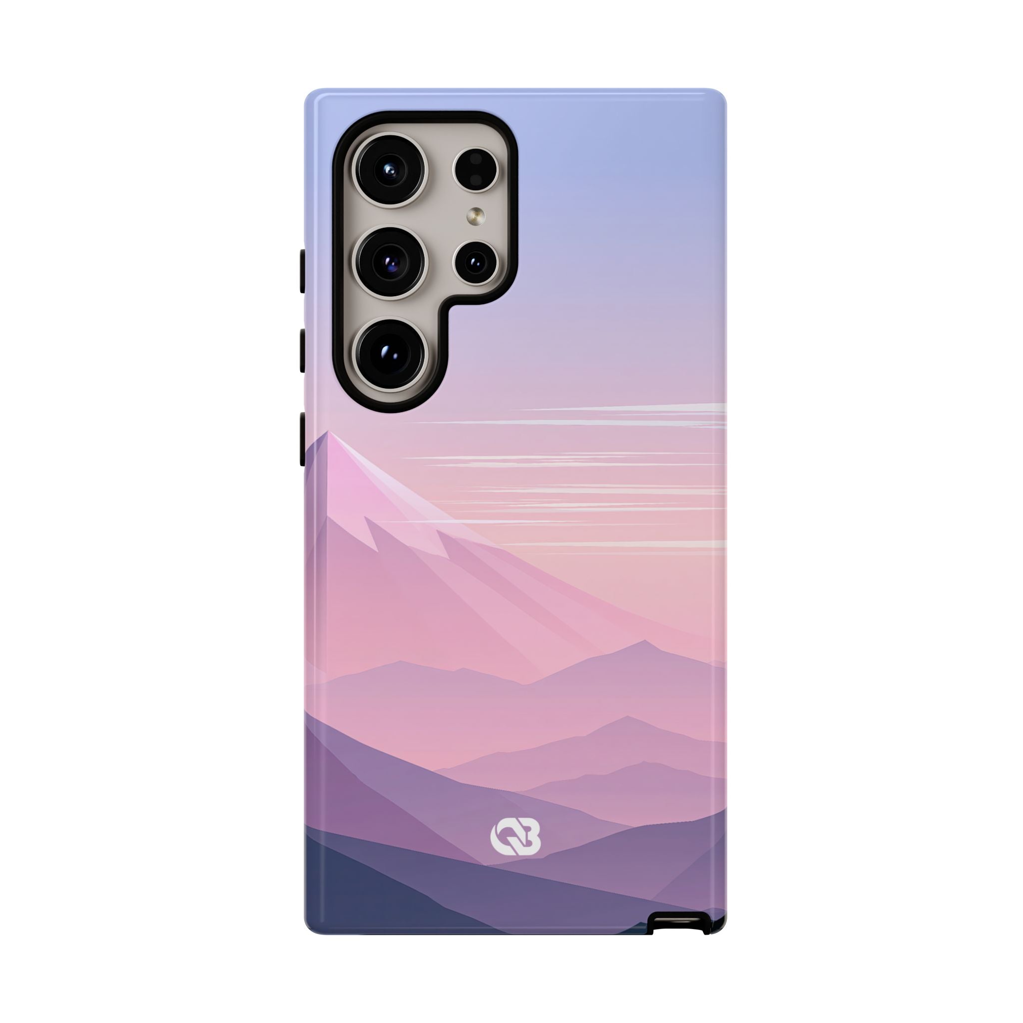 Purple Tough Phone Case for Samsung - Lavender Alpine Dawn