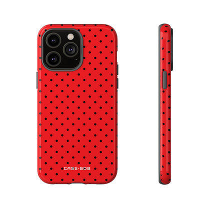 Crimson Dot Matrix iPhone 14 Pro Max -kovauskuori - Tough