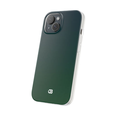 Green Lite Phone Case for iPhone - Midnight Pine Horizon