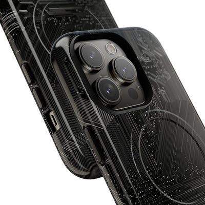 Obsidian Circuitry · Tough 2.0 Magnetic Phone Case for iPhone · Black