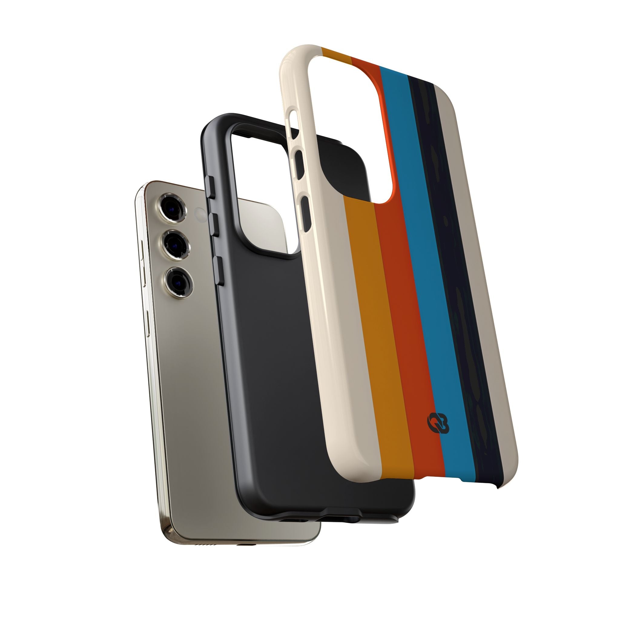 Retro Racing Stripes · Tough Custodia per Samsung