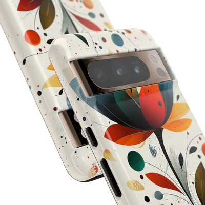 Burnt Petal Abstract · Tough Phone Case for Google Pixel