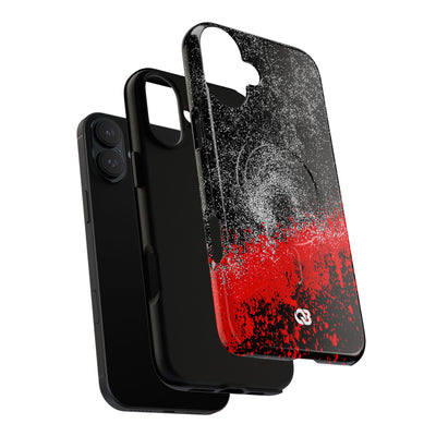 Crimson Noir Drip · Tough 2.0 Magnetic Phone Case for iPhone · Black