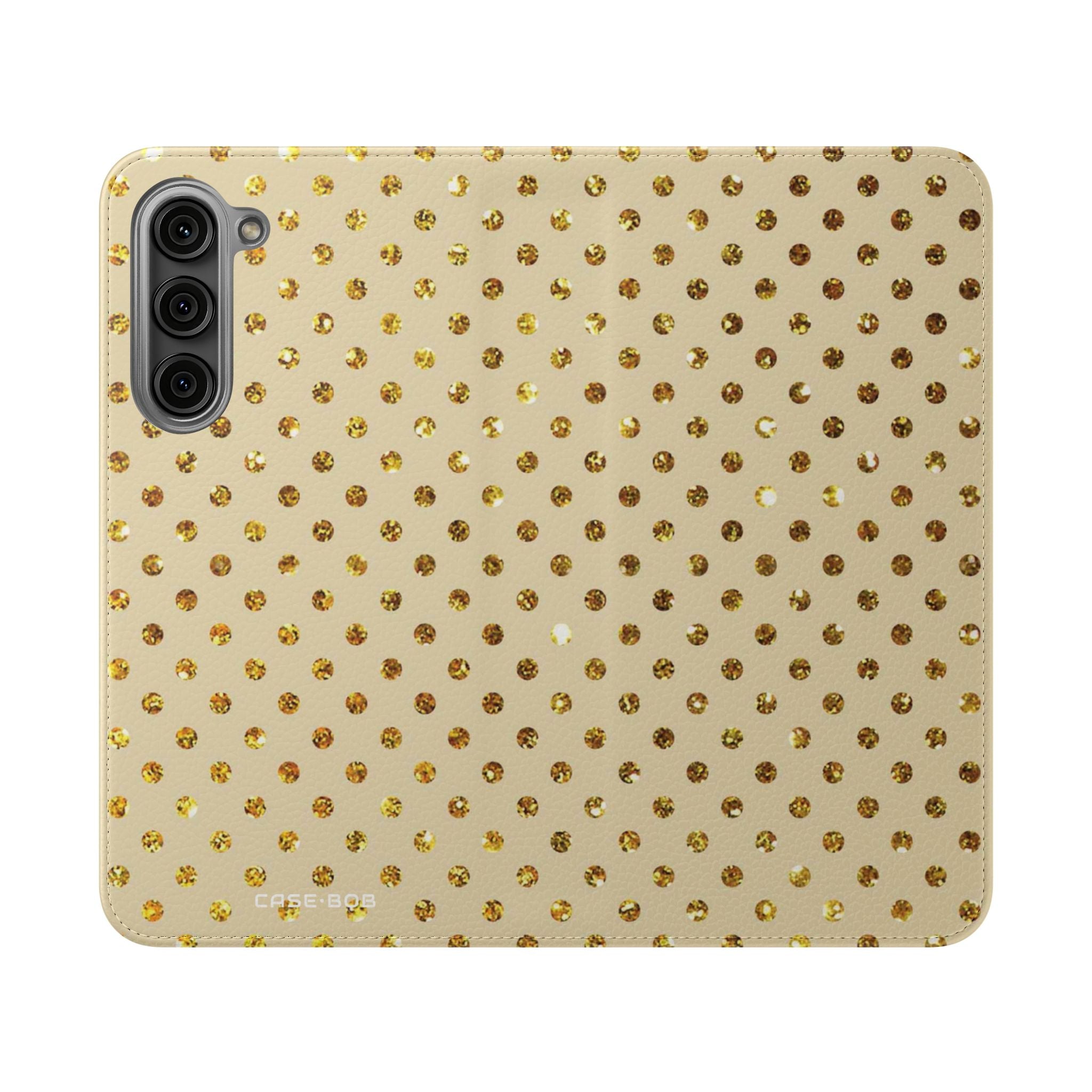 Golden Sparkle - Samsung S23+ Case - Wallet