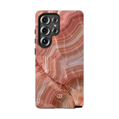 Blushing Rose Strata · Tough Phone Case for Samsung · Pink