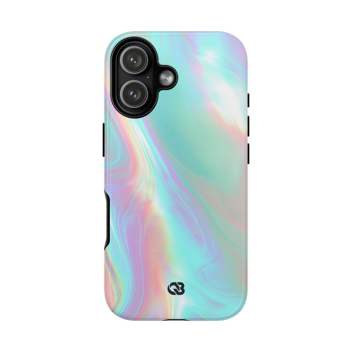 Prismatic Liquid Light · Tough Phone Case for iPhone · Teal