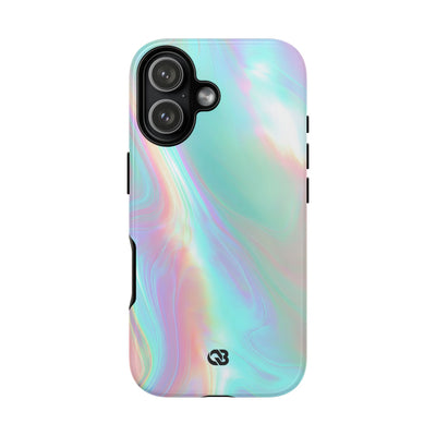 Prismatic Liquid Light · Tough Phone Case for iPhone · Teal