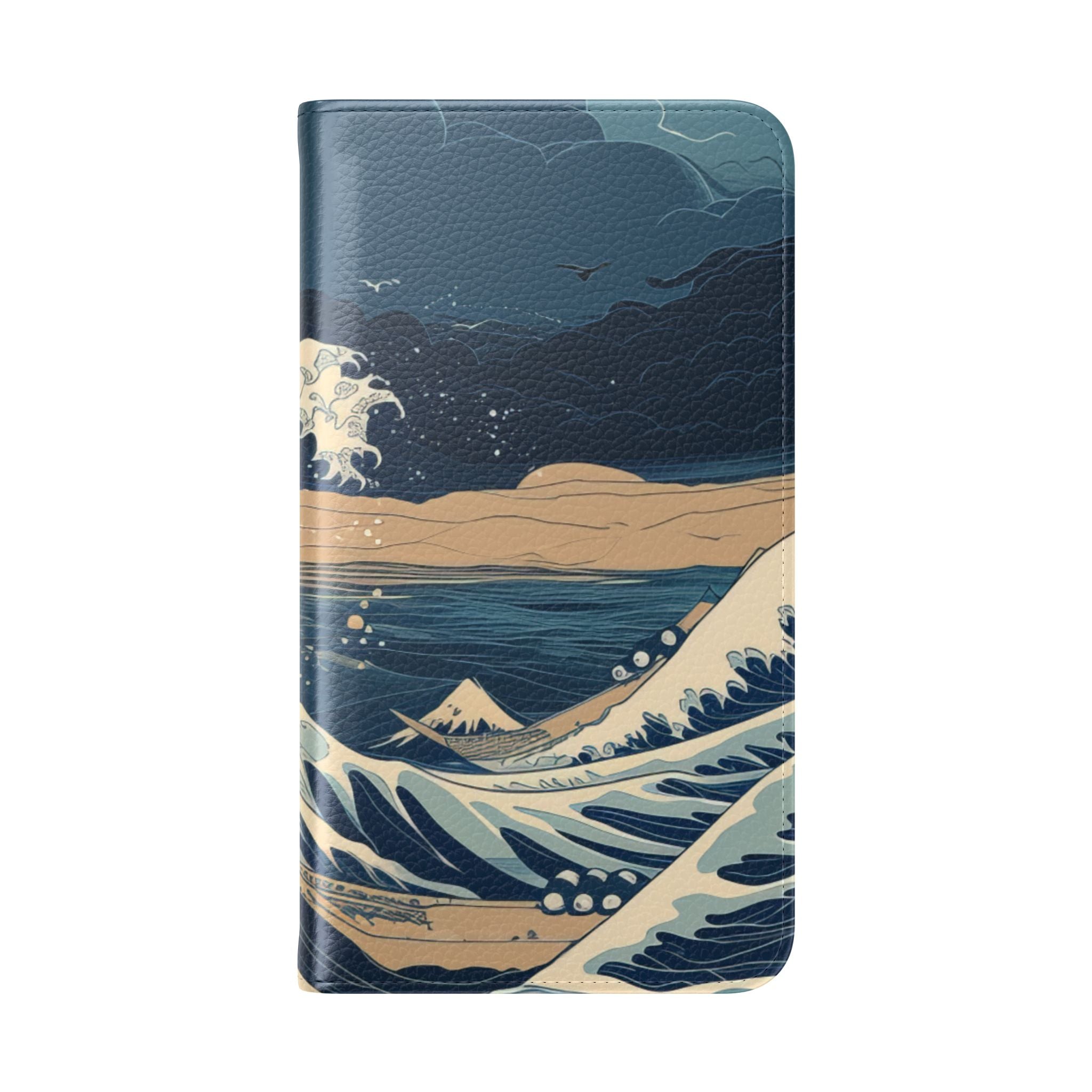 Cresting Navy Wave - Samsung S23 Case - Wallet