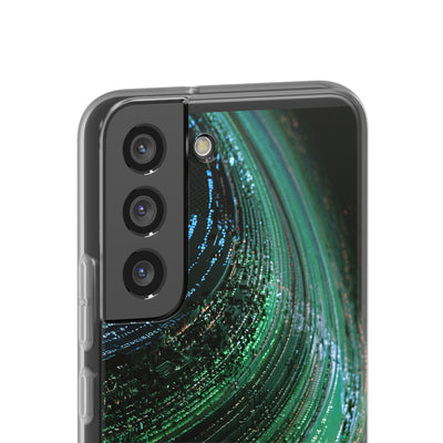 Orbital Data Stream · Lite Phone Case for Samsung · Green