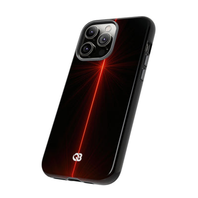 Red Tough Phone Case for iPhone - Crimson Flare Vector