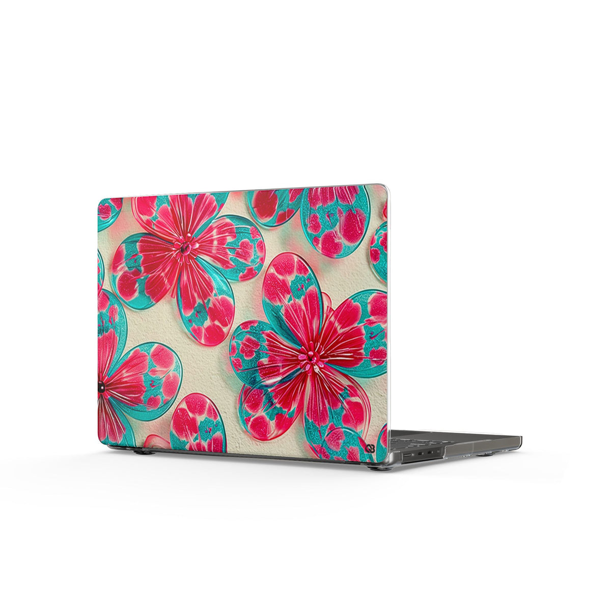 Lucite Jelly Bloom · Clear Hard Case for MacBook · Pink