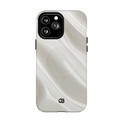 Liquid Enamel Fold · Tough 2.0 Magnetic Phone Case for iPhone · White