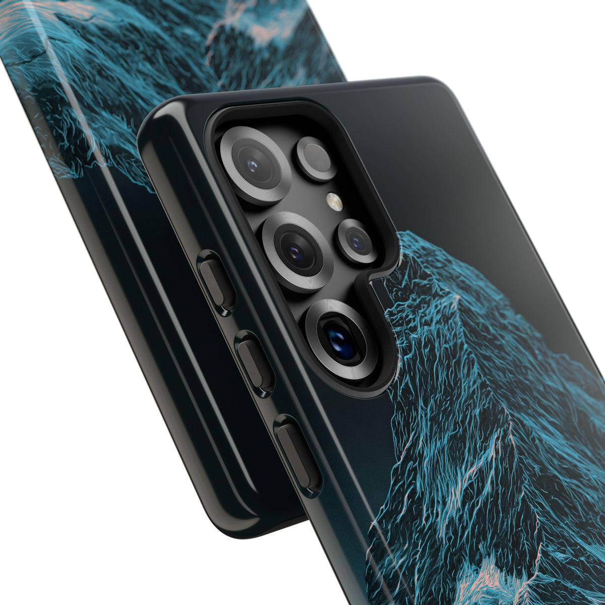 Glacial Alpine Peak · Tough Phone Case for Samsung · Blue