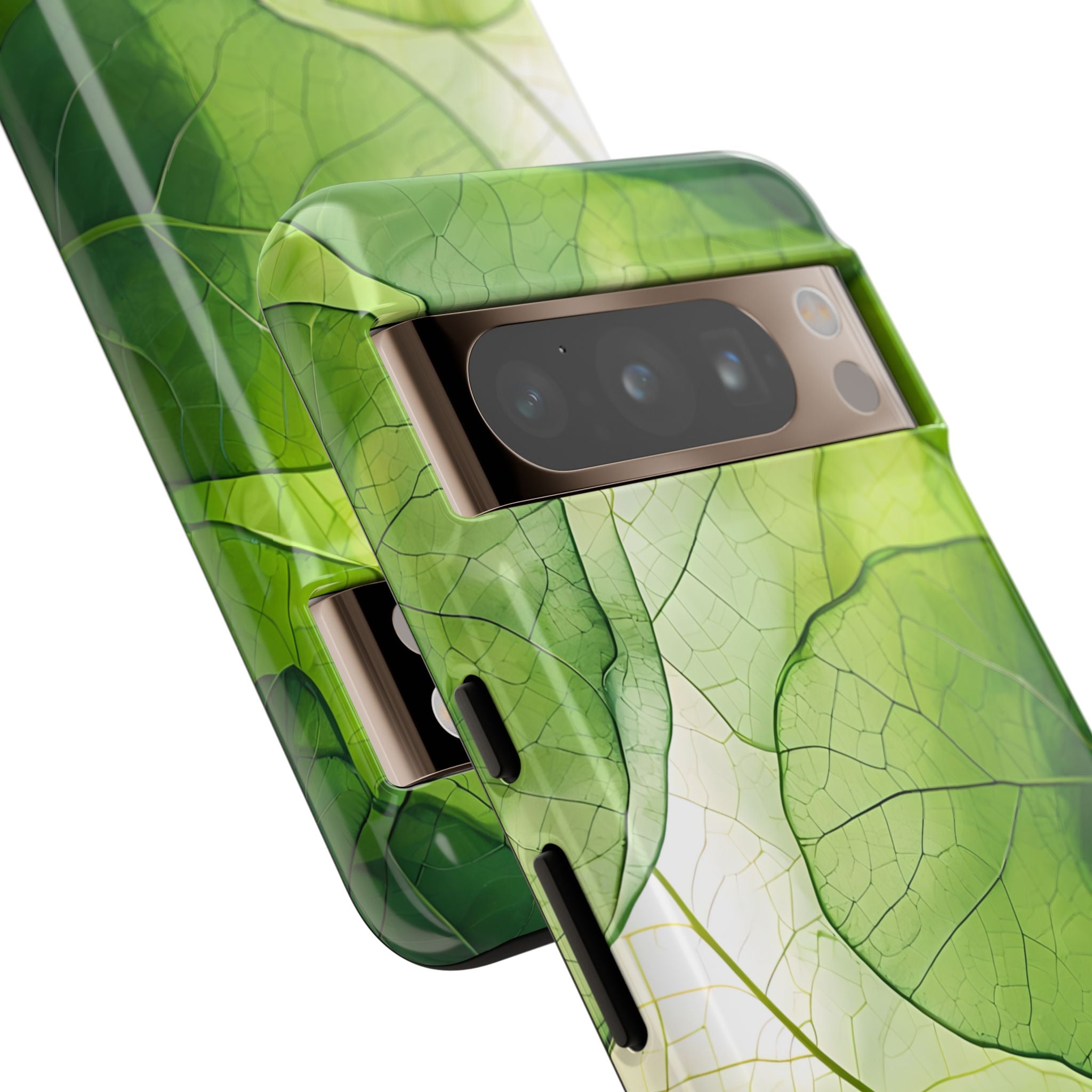 Emerald Leaf Veins · Tough Phone Case for Google Pixel