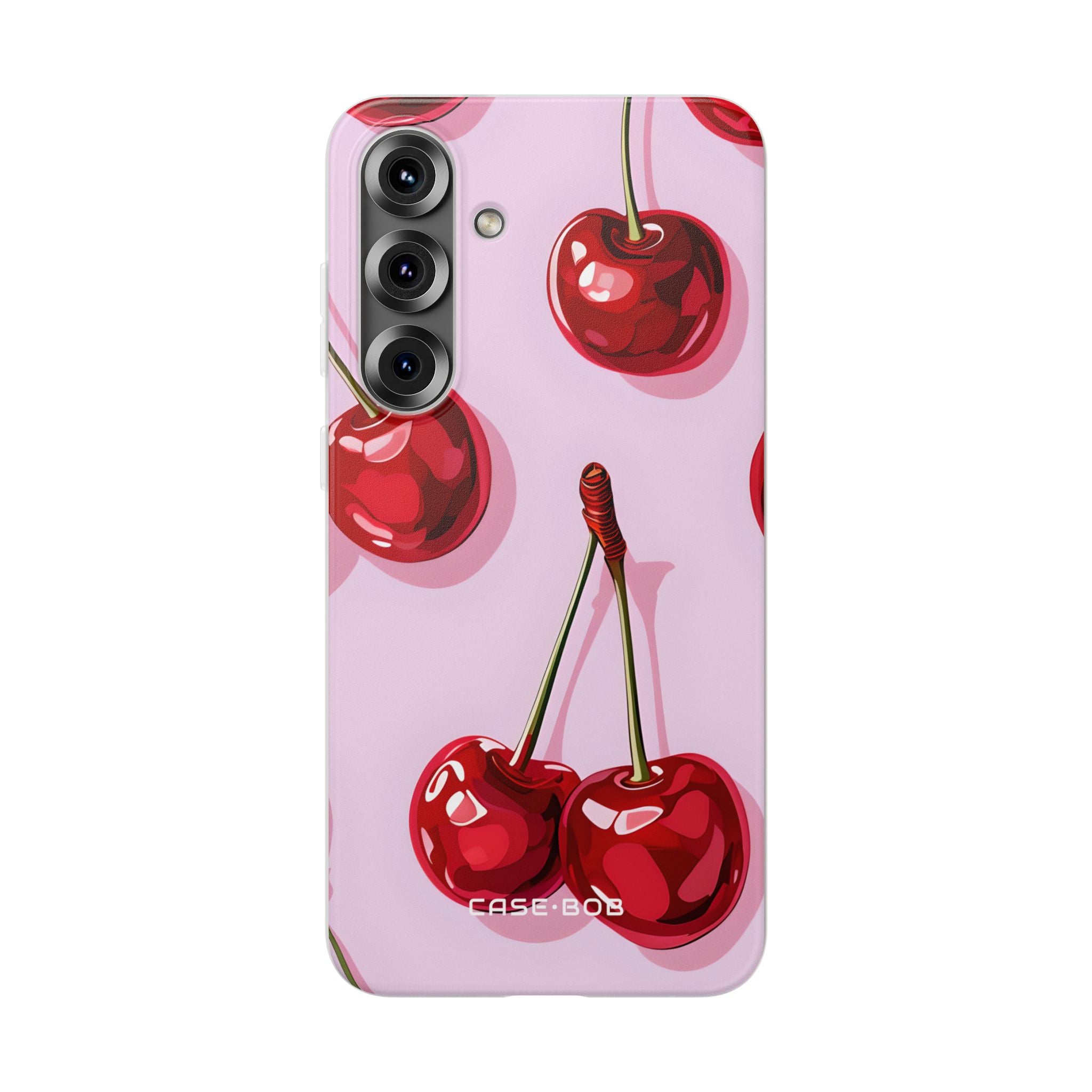 Glossy Cherry Dance Samsung S25 Plus Case - Soft