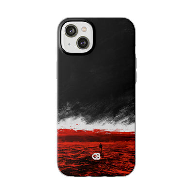 Crimson Horizon · Lite Phone Case for iPhone ·  Black
