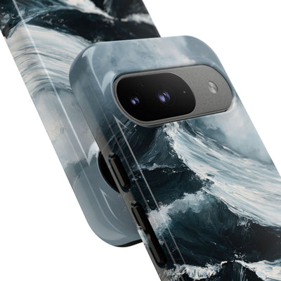 Nordic Swell · Tough Phone Case for Pixel ·  Blue