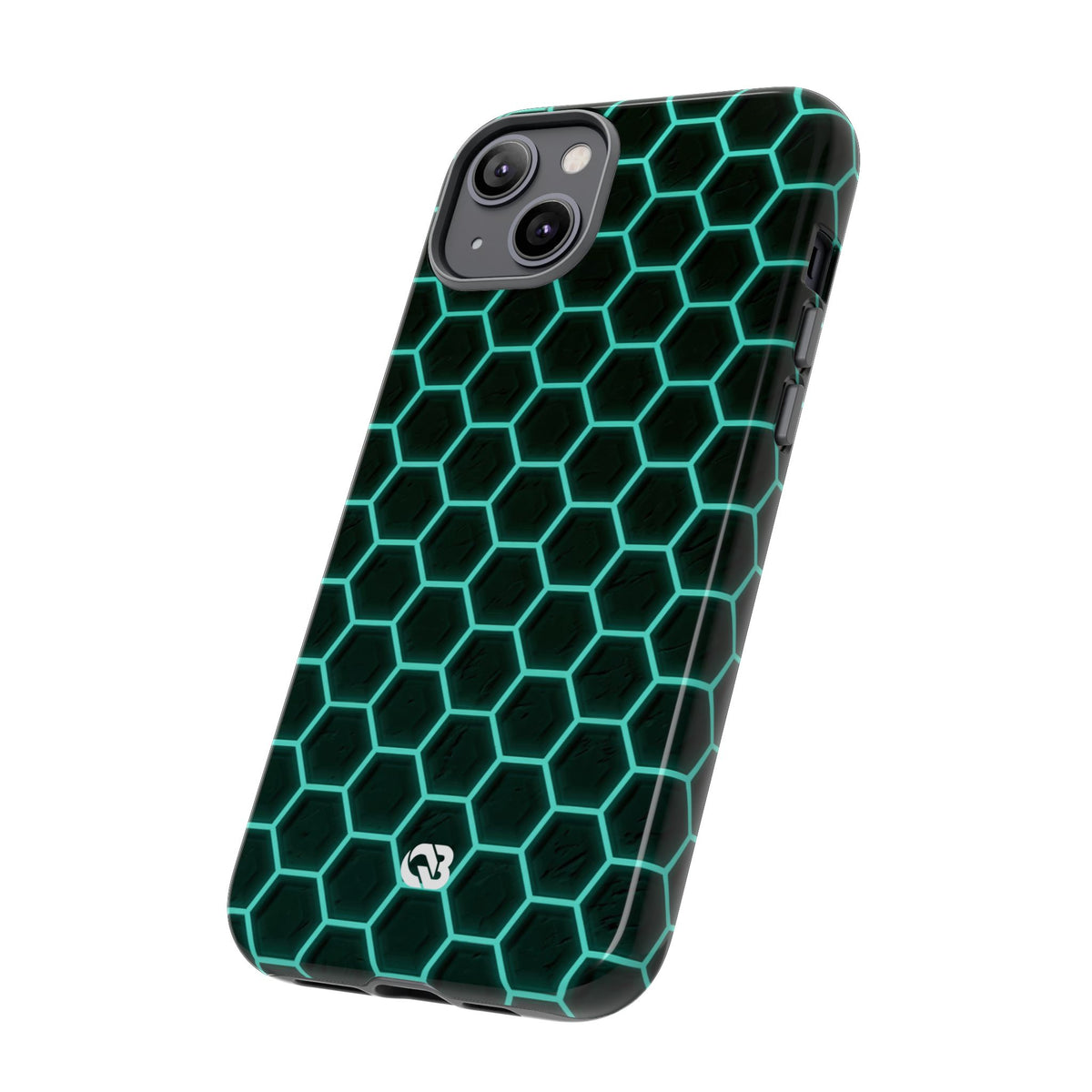 Neon Hex Spectrum · Tough Phone Case for iPhone · Teal
