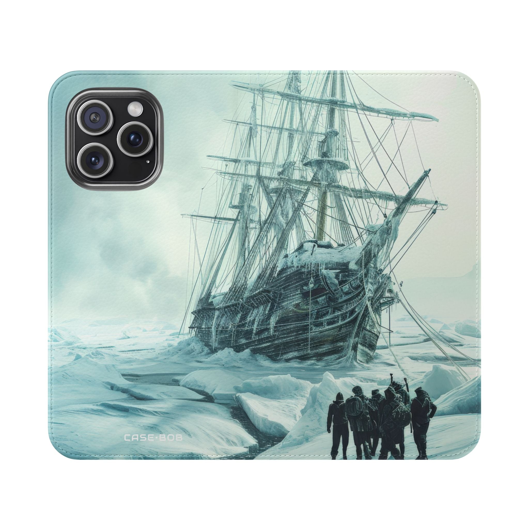 Iced Galleon - iPhone 15 Pro Max Case - Wallet