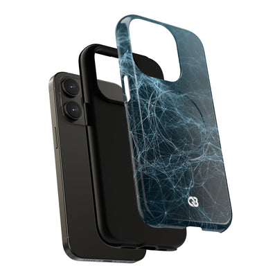 Teal Tough 2.0 Magsafe Phone Case for iPhone - Arctic Neural Mesh