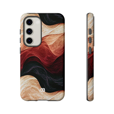 Ember Wave Dispersion · Tough Phone Case for Samsung · Red