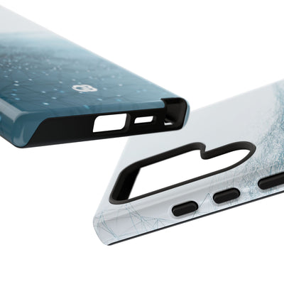 Teal Tough Phone Case for Samsung - Arctic Pulse Mesh