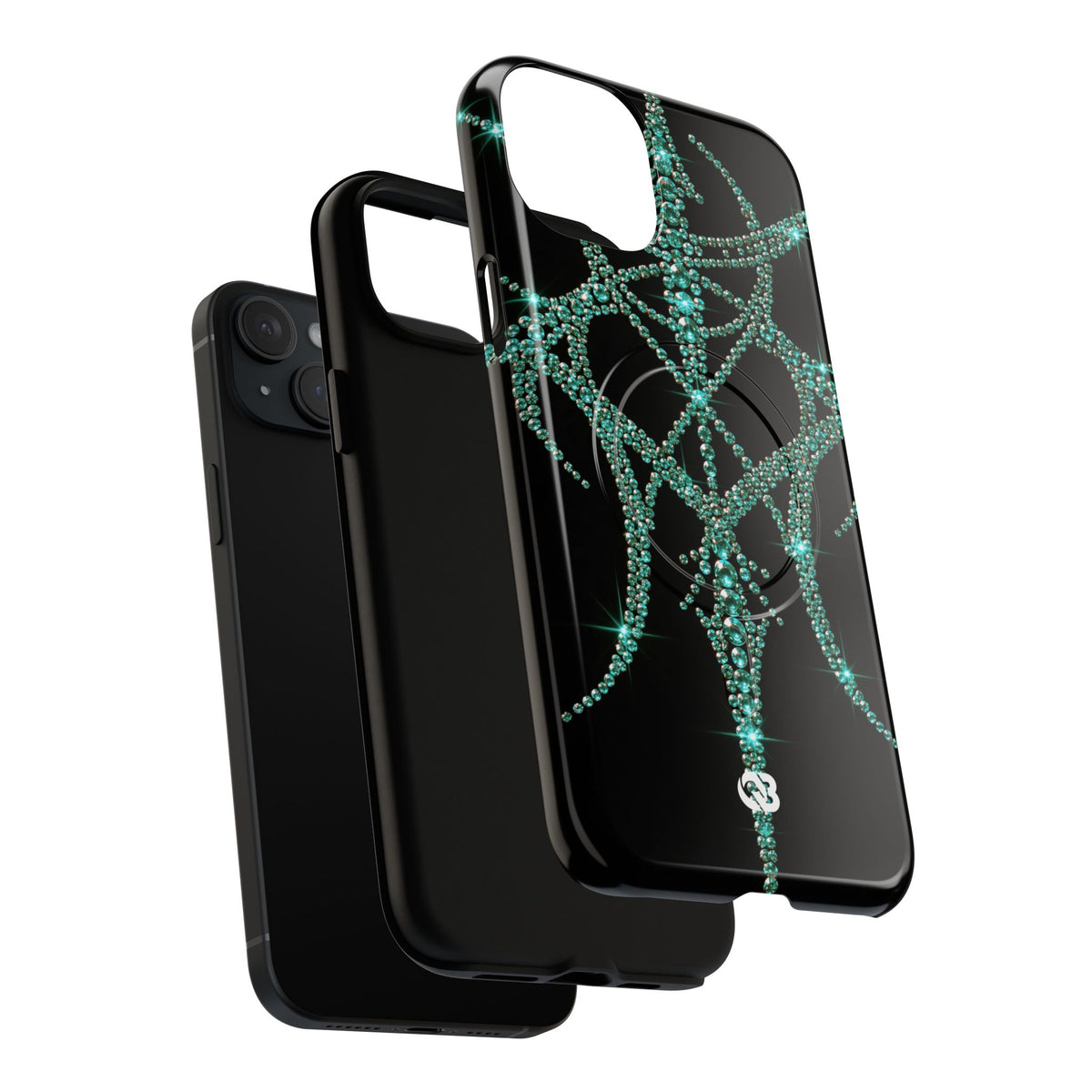 Teal Cyber Sigil · Tough 2.0 Magnetic Phone Case for iPhone · Teal